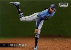 2021 Stadium Club Chrome Base Set Tyler Glasnow #162 card