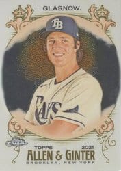 2021 Topps Allen & Ginter Chrome Base Set Tyler Glasnow #151 card