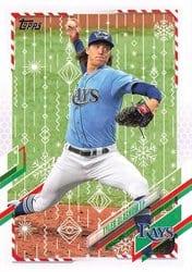 2021 Topps Holiday Base Set Tyler Glasnow #HW64 card