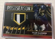 2021 Topps Postseason Performance Relics Tyler Glasnow #PPR-TG