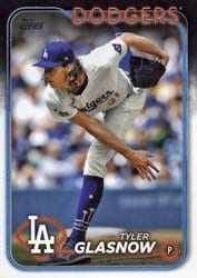 2024 Topps Update Base Set Tyler Glasnow #US300 card