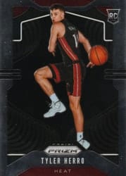 2019-20 Panini Prizm Base Set Tyler Herro #259 card