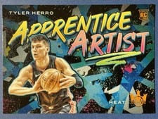 2019 Panini Court Kings Apprentice Artists Tyler Herro Citrine #25 card