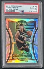 2019 Panini Select Tyler Herro Silver Prizm #169 card