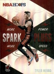 2020-21 Hoops Spark Plugs Tyler Herro #9 card