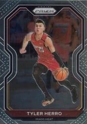 2020-21 Panini Prizm Base Set Tyler Herro #218 card