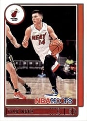 2021-22 Hoops Base Set Tyler Herro #40 card