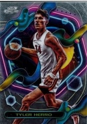 2023-24 Topps Chrome Cosmic Base Set Tyler Herro #69 card