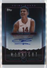 2023-24 Topps Midnight Stroke of Midnight Autographs Tyler Herro #SMA-TYH card