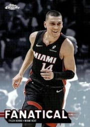 2025-26 Topps Chrome Fanatical Tyler Herro #FAN-10 card