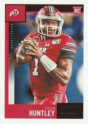 2020 Score Base Set Tyler Huntley #370 card