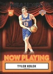 2024-25 Hoops Now Playing Tyler Kolek #28 card