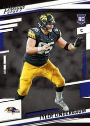 2022 Panini Prestige Base Set Tyler Linderbaum #366 card