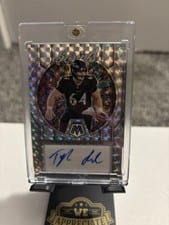 2023 Panini Mosaic Scripts Tyler Linderbaum #S43 card