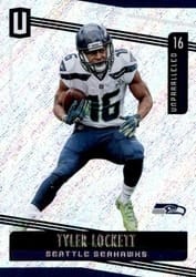 2019 Panini Unparalleled Base Set Tyler Lockett #166 card