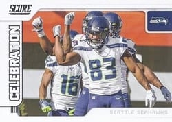 2020 Score Celebration Tyler Lockett #CE-5 card