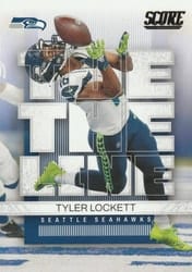 2022 Score Toe the Line Tyler Lockett #TL-TL card