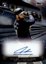 2025 Finest Debut Autographs Tyler Locklear #DAV-TL card