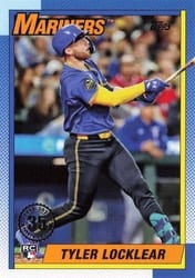 2025 Topps 1990 Topps Baseball (Series One) Tyler Locklear #T90-6 card