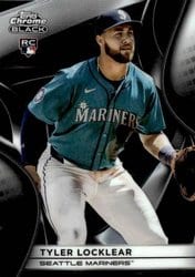 2025 Topps Chrome Black Base Set Tyler Locklear #117 card