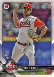 2018 Bowman Base Set Tyler Mahle #32 card