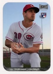2018 Topps Archives Snapshots Base Tyler Mahle #AS-TM card