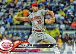 2018 Topps Base Set Tyler Mahle #95 card