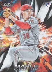 2018 Topps Fire Base Set Tyler Mahle #110 card
