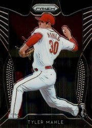 2019 Panini Prizm Base Set Tyler Mahle #258 card