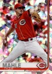 2019 Topps Chrome Sapphire Edition Base Set Tyler Mahle #399 card