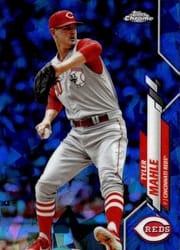 2020 Topps Chrome Sapphire Edition Base Set Tyler Mahle #460 card