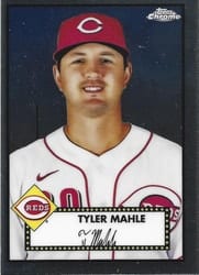 2021 Topps Chrome Platinum Anniversary Base Set Tyler Mahle #383 card