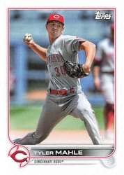 2022 Topps Mini Base Set Tyler Mahle #US21 card