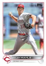 2022 Topps Update Base Set Tyler Mahle #US21 card