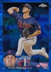 2023 Topps Chrome Sapphire Edition Base Set Tyler Mahle #101 card