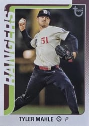 2025 Topps Update Base Set Tyler Mahle #US152 card