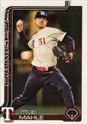 2025 Topps Update Base Set Tyler Mahle #US152 card