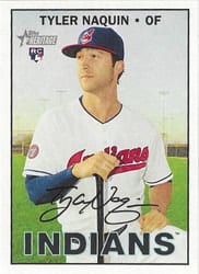 2016 Topps Heritage Base Set Tyler Naquin #714b card