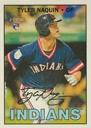 2016 Topps Heritage Base Set Tyler Naquin #714c card