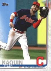 2019 Topps Base Set Tyler Naquin #535 card