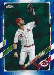 2021 Topps Chrome Update Sapphire Edition Base Set Tyler Naquin #US34 card