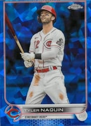 2022 Topps Chrome Update Sapphire Edition Base Set Tyler Naquin #US80 card