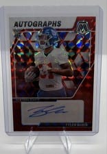 2024 Panini Mosaic Autographs Mosaic Tyler Nubin #AM-TNN card