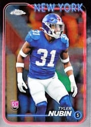 2024 Topps Chrome Base Set Tyler Nubin #283 card