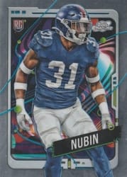 2024 Topps Chrome Cosmic Base Set Tyler Nubin #170 card