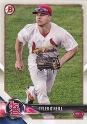 2018 Bowman Prospects Tyler O'Neill #BP15 card