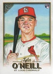 2018 Topps Gallery Base Set Tyler O'Neill #73 card