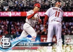 2018 Topps Holiday Base Set Tyler O'Neill #HMW101 card