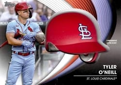 2022 Topps Update Commemorative Batting Helmets Tyler O'Neill #BH-TO card