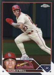 2023 Topps Chrome Base Set Tyler O'Neill #171 card